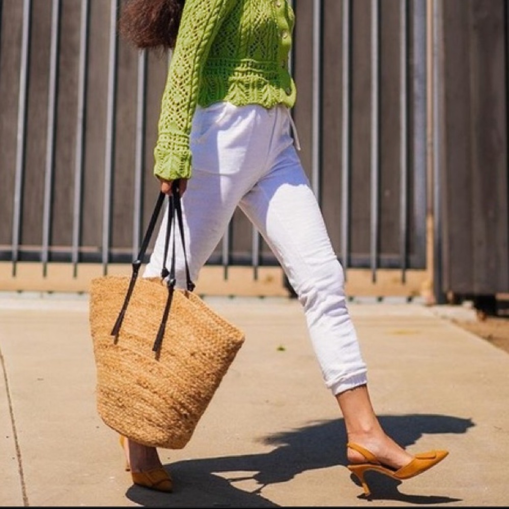 Zara straw tote